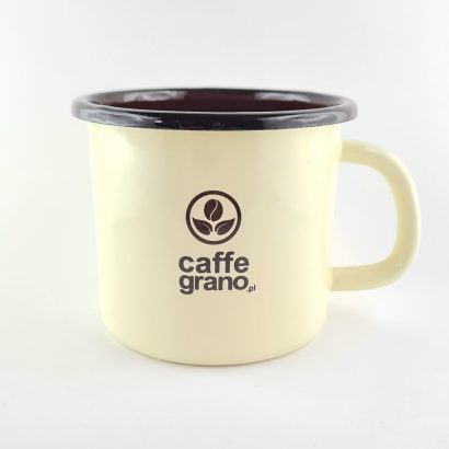 Kubek emaliowany retro Caffe Grano 0,45l
